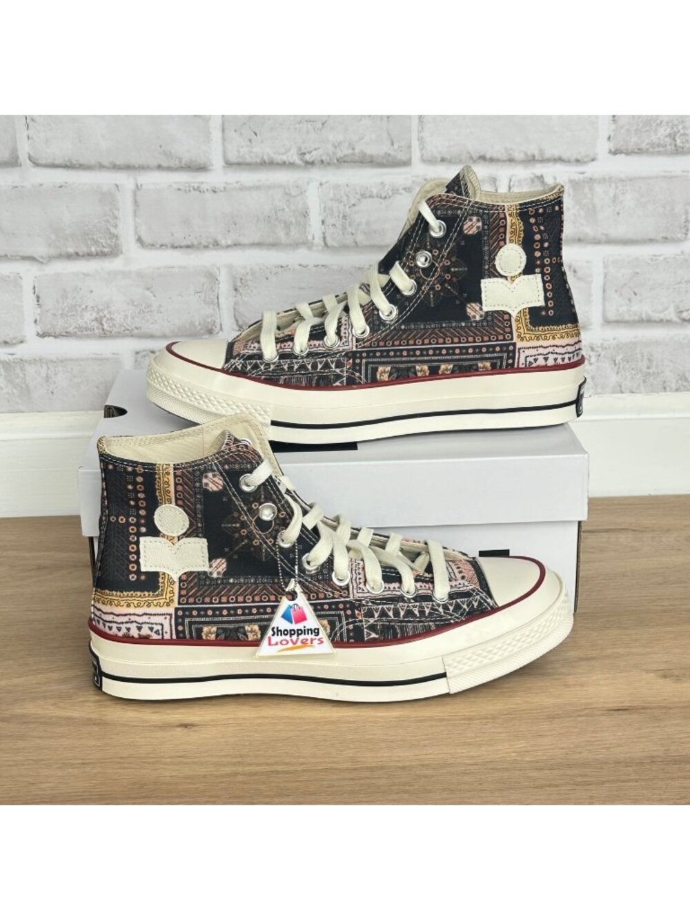 ⭐Converse x Isabel Marant Chuck 70 Hi Sz 8.5 Men Shoes Black Vanilla Ice A14800C